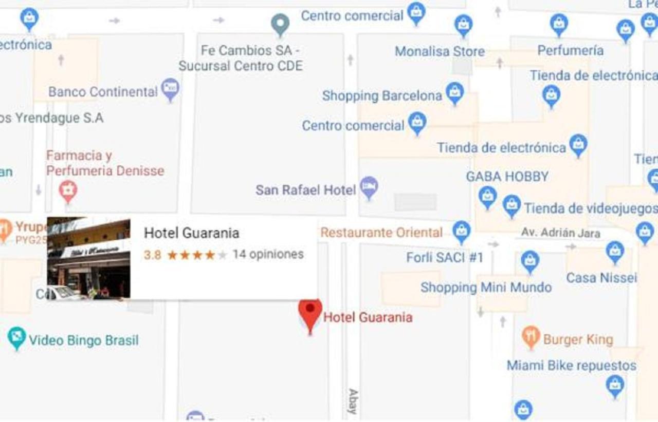 Hotel & Restaurante Guarania Сьюдад-дель-Эсте Экстерьер фото